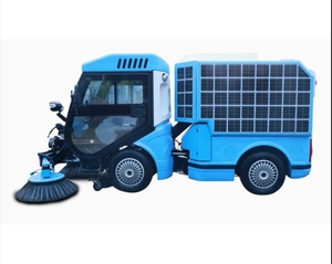Bán hàng nóng mới CE chứng nhận năng lượng mặt trời đi-on điện đường phố Sweeper máy với cao su đường làm sạch - Product Image 1
