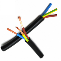 Câble Rvv Câble d'alimentation à 3 conducteurs 0.5mm 0.75mm 1.0mm 1.5mm 2.5mm Sq 20awg 22awg Brins Cuivre Nu Pvc Gainé