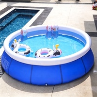 Grande piscine gonflable hors sol en PVC pliable pour adultes