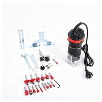 Défonceuse électrique monovitesse 800W, corps en plastique, pour le travail du bois, 110V/220V, pour le détourage des bords