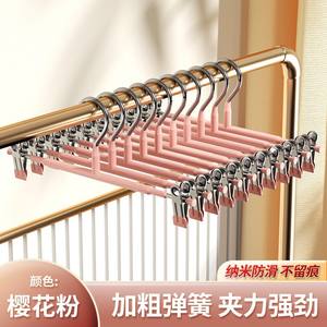 Percha para pantalones de acero inoxidable recubierta de plástico con fuerte fuerza de sujeción antideslizante para secar faldas, pantalones, organizador de ropa - Product Image 5