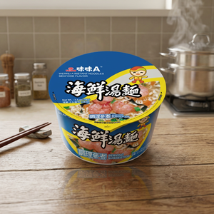 Nouilles instantanées Weiwei A saveur fruits de mer en bol 76g, nouilles de blé frites prêtes à consommer |   Recherche de distributeurs mondiaux de restauration rapide - Product Image 3