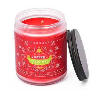 Vela aromática navideña Northern Mu de cera de soja en forma de taza, regalo para las fiestas - Product Image 3