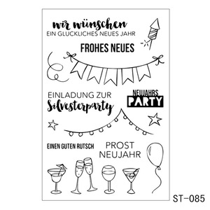 Custom Retro <strong>German</strong> Series Patterns Silicone Clear <strong>Stamps</strong> for Card Making Decoration and Scrapbooking - Product Image 3