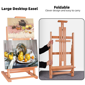 Giá đỡ nâng cao cho học sinh nghệ thuật Panwenbo Giá vẽ để bàn lớn gấp đa năng Giá vẽ để bàn để vẽ - Product Image 6