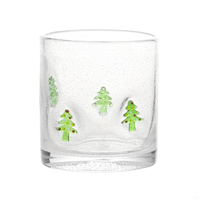 Tasse en verre incrustée de coquillages, texture pétillante, design inspiré de l'océan, idéale pour les boissons, décor sur le thème de la plage, cadeau unique.