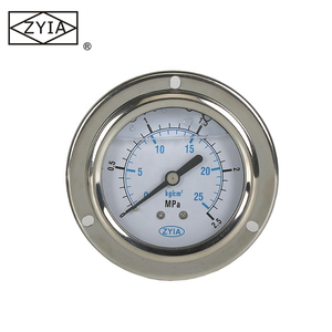2.5 \ "Caixa de aço inoxidável com conexão inferior Brass Oil Pressure Gauge do tipo barômetro - Product Image 2