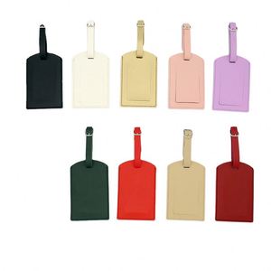 Etiqueta de equipaje de cuero PU tipo ventana, muy vendida, para viajes - Product Image 2