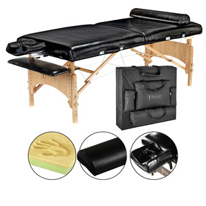 <span class=keywords><strong>Table</strong></span> <span class=keywords><strong>de</strong></span> <span class=keywords><strong>massage</strong></span> <span class=keywords><strong>pliante</strong></span> en bois Gibraltar Premium 32 pouces extra large réglable, moderne, pour usage commercial, salon <span class=keywords><strong>de</strong></span> beauté, spa, hôtel - Product Image 6