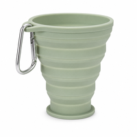 Gobelet pliable en silicone - Porte-boissons écologique pour l'extérieur