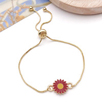 Accessoires de bijoux punk DIY, pierre naturelle de couleur marguerite, bracelet et collier à pendentif simple ou double, connexion goutte d'huile