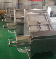 Machine automatique de déshydratation du fumier de ferme écran incliné séparateur humide sec solide-liquide pour fumier de vache et de porc pour réservoir de vin