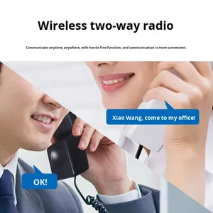 VIDEW Drahtlose Gegensprechanlage mit 7-Zoll-Touchscreen für Büro- und Hotelnutzung Zwei-Wege-Audio-Türsprechanlage Batteriebetriebener Sekretär-Pager - Product Image 2