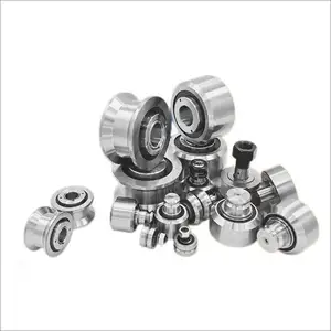 Best quality SG10 4x13x6mm U Groove Steel Ball Pulley Guide Track Roller Bearing For Computer Embroidery Laser Machine