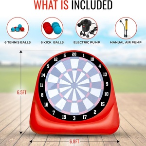 PVC Inflatable Darts Game, Air Blow <b>Throwing</b> Game Toys Adult Children Family Toys Large Yard Games - Product Image 2