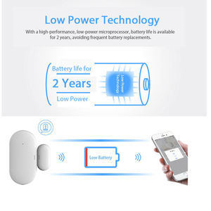 เซ็นเซอร์ประตูหน้าต่างอัจฉริยะ {Manufacturer} Tuya Smart Zigbee 3.0 หรือ Tuya Zigbee สำหรับการเชื่อมต่ออัจฉริยะเพื่อความปลอดภัย - Product Image 5