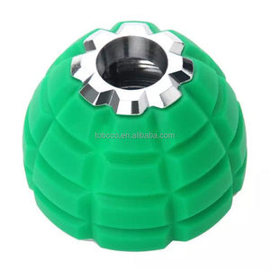 Bol à charbon pour chicha en silicone résistant à la chaleur et acier inoxydable, accessoire personnalisable avec logo, vente chaude, directement de l'usine, en gros - Product Image 4