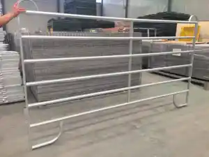 Panel de ganado de alta resistencia/paneles de corral de caballo con recubrimiento en polvo 2024 panel de patio de ovejas de ganado de Venta caliente