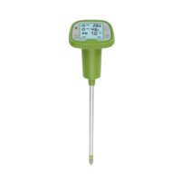 Testeur de sol 4 en 1 avec détection de pH/température/humidité/lumière ℃ / ℉   Interrupteur, maintien des données et rétroéclairage pour l'agriculture/le jardinage
