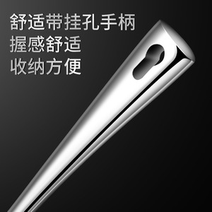 Cuchara Coladora de Aceite de Tercera Generación de Acero Inoxidable 304, Antiobstrucción, Antideslizante y Antiescaldante, Separador de Sopa para Cocina - Product Image 4