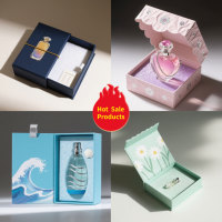 Boîte d'emballage magnétique de parfum de luxe personnalisée bouteille de 15ml 50 ml 100 ml avec boîte de parfum petite boîte de parfum d'échantillon