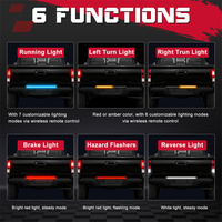 Barre lumineuse LED de 31 pouces pour hayon 4x4, feu de position, de freinage et de clignotant, feu arrière pour UTV et Side-by-Side