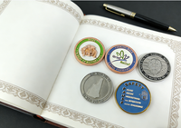 Conception personnalisée de logo, créez votre propre collection de souvenirs en émail, fabrication de pièces commémoratives en métal plaqué argent et or 3D personnalisées
