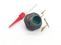 D38999/24B5PN Amphenol Typ Buchse Gerader Stecker Automobil-Rundsteckverbinder Zubehör Vergoldete Kontakte Aluminiumlegierung