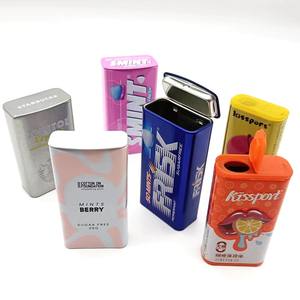 Latas vacías con logotipo personalizado para 50 mentas y chicle Frisk <span class=keywords><strong>smint</strong></span> eclipes lata de <span class=keywords><strong>menta</strong></span> caja de lata de <span class=keywords><strong>menta</strong></span> portátil hermética - Product Image 4