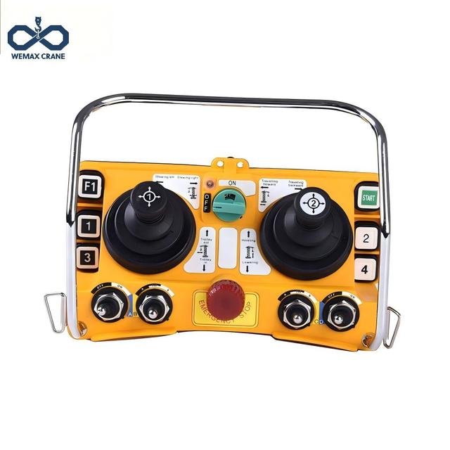 Telecrane F24-60 New Industrial Wireless Crane Joystick Hydraulic Valves 8 Direction 5 Speed Remote Control 100m Range 80CH