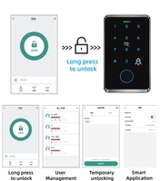 Sistema de Control de Acceso Inteligente a Prueba de Agua, WiFi, Código QR, Tarjeta RFID, Lector Biométrico de Contraseña, Control de Entrada de Puerta