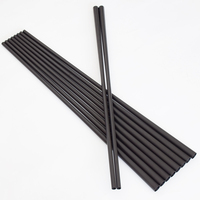 Tube conique en fibre de carbone 760 personnalisé OEM de 100% mm de long pour queue de billard vierge d'arbre de queue en fibre de carbone