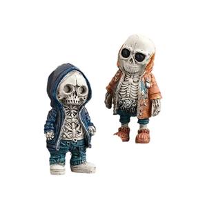 Nuevo Adorno de Resina con Forma de Esqueleto para Halloween, Fantasma Alienígena, Decoración de Fiesta de Dibujos Animados para Escritorio y Patio, Transfronterizo - Product Image 3