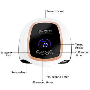 168W Hochleistungs-Kunststoff-UV/<span class=keywords><strong>LED</strong></span>-Nagel lampe 42 Perlen Sonnenlicht ähnliche 10s Schnellt rocknende Heim-und Salon anwendung Portable Professional - Product Image 2