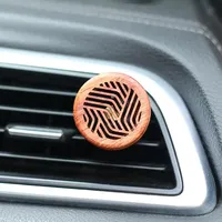 Diffuseur d'huiles essentielles pour grille d'aération de voiture, écologique et circulaire, en alliage de zinc et bois massif, à évaporation naturelle