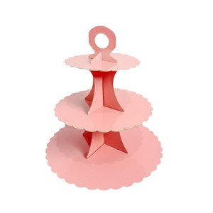 Support à gâteau rond de 8 pouces de haute qualité en gros, support à gâteau en papier coloré, support à cupcakes et desserts en papier pour mariage et fête - Product Image 3