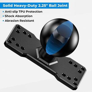 Alta calidad, Bola de 2,25 pulgadas, buscador de peces grande, montaje de aluminio, placa de montaje electrónica marina Universal para accesorios de motocicleta - Product Image 2