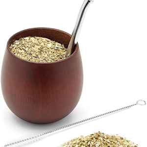 Tasse à boire en bois jube naturel, livraison gratuite, gobelet erba, feuille ample, meilleure vente - Product Image 1