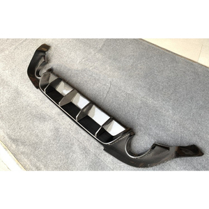 2017-2019 <span class=keywords><strong>Golf</strong></span> 7.5 <span class=keywords><strong>GTI</strong></span> MK7.5 Kit de carrosserie de diffuseur de pare-chocs arrière en Fiber de carbone nouveau diffuseur de séparateur de lèvre de pare-chocs arrière FRP - Product Image 5