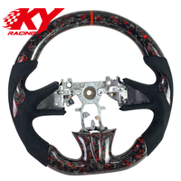 Volant personnalisé haut de gamme en cuir véritable et fibre de carbone forgée, adapté aux Infiniti Q50 Q50L Q60 Q60s Q70 G37