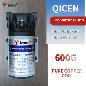 Qicen ปั๊มน้ำรองพื้น24V 36V 70Psi 50G 75G 100G 400G 600G สำหรับระบบ Ro