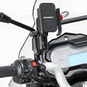 Soporte para Teléfono de Motocicleta y Bicicleta Ajustable, Impermeable y Antivibraciones Motowolf con Cargador, Compatible con Todas las Marcas - Product Image 2