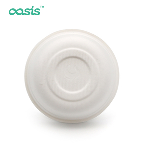 Ốc đảo <span class=keywords><strong>500ml</strong></span> nặng cấp dùng một lần Bát súp không thấm nước bã mía giấy thiết kế cho thực phẩm nóng cắm trại tiêu chuẩn quốc tế - Product Image 4