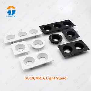 Hot Bán Chiếu sáng trong nhà nhôm tròn vuông có thể thay thế đèn cup xuống ánh sáng nhà ở LED gu5.3 GU10 ceil ánh sáng tại chỗ Downlight - Product Image 1