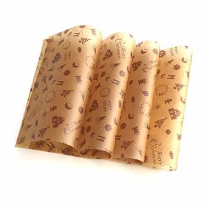 Papier ciré écologique, résistant à la graisse, durable, pour emballer des friandises, des gâteaux, des tartes, des hamburgers, des plats à emporter - Product Image 1