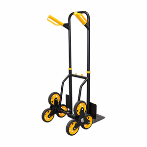 JH-Mech 휴대용 수하물 핸드 카트 접이식 핸드 트럭 트롤리 <span class=keywords><strong>6</strong></span> 륜 계단 등반 카트 이동 돌리 핸드 트럭 트롤리 - Product Image 2