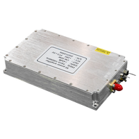 Módulo Amplificador de RF GaN PA1100-1700MHz, Amplificador de RF de 20w, Módulo Amplificador de Potencia de Onda Continua y Onda Pulsada de Estado Sólido de Alta Potencia