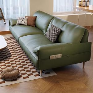 Set di Divani Componibili in Pelle Moderna Europea a 3 Posti, <span class=keywords><strong>Dimensioni</strong></span> Personalizzabili, Arredamento per Soggiorno - Product Image 3