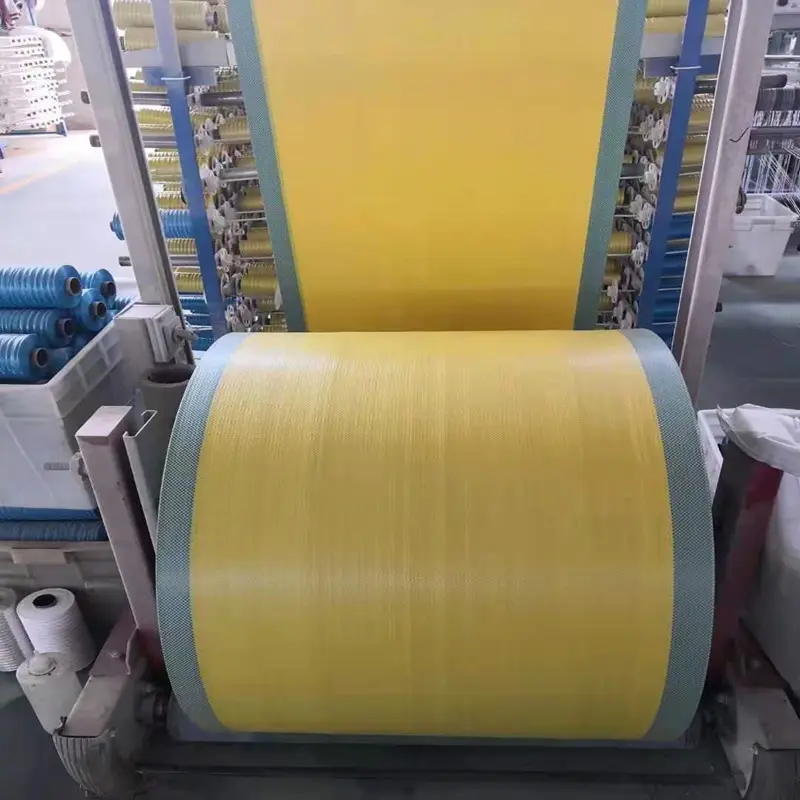 Pp trasparente tessuto tessuto tessuto 100% materiale grezzo tessuto rotolo per la produzione di sacchetti sacchi e come materiale da imballaggio