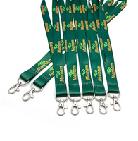 Lanière personnalisée OEM, vente en gros d'usine, impression par sublimation de n'importe quel logo ou texte, sangle de cou, porte-badge, fabricant promotionnel en gros